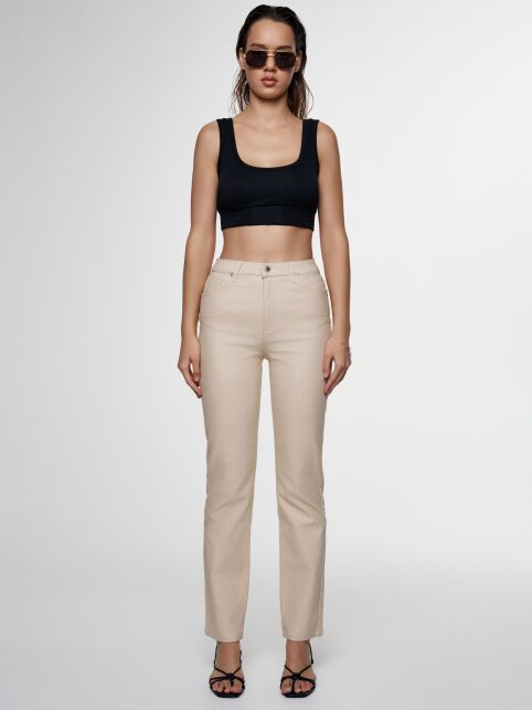 Джинсы straight «под кожу» с высокой посадкой CON-699 Джинсы straight «под кожу» с высокой посадкой CON-699 - купить в интернет-магазине Conte