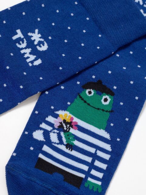 Хлопковые носки с рисунком «Je t'aime» Хлопковые носки с рисунком «Je t'aime» - купить в интернет-магазине Conte