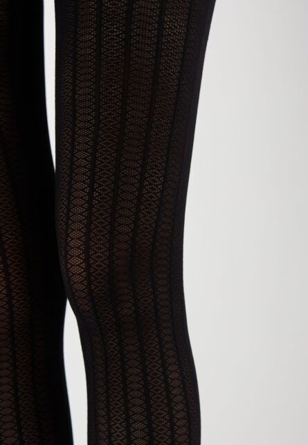 Колготки с ажурным рисунком и полосами LACY LINE - купить в интернет-магазине Conte