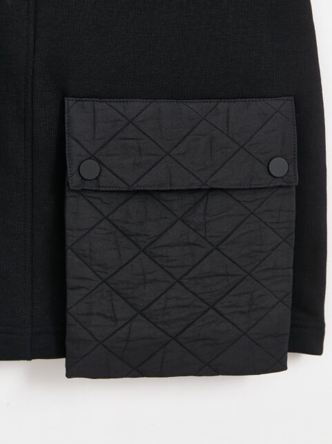 Юбка из футера на флисе с накладным карманом LU 2844 - купить в интернет-магазине Conte