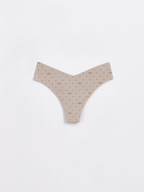 Бесшовные Трусы "бразилиана" с V-образной линией талии INVISIBLE LBR 1226 - купить в интернет-магазине Conte