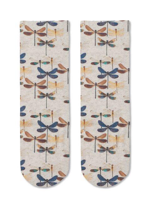 Носки с принтом из хлопка и льна, модель 259 - купить в интернет-магазине Conte