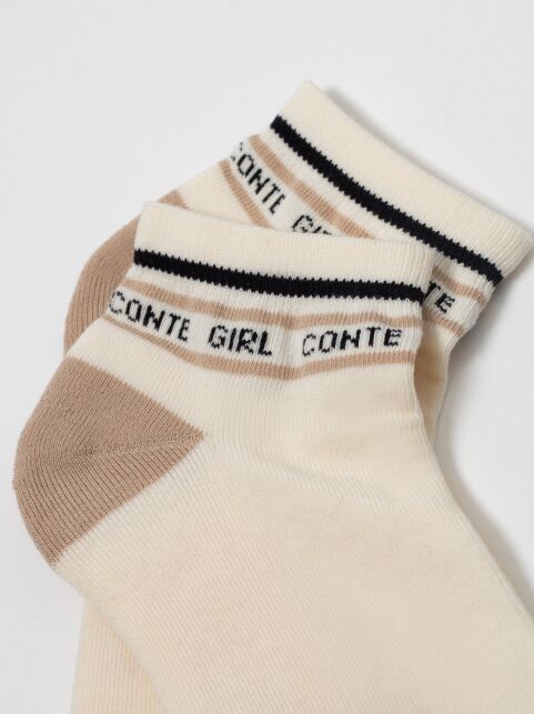 Короткие носки из хлопка с махровой стопой "Conte girl" - купить в интернет-магазине Conte