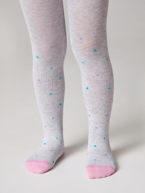 Хлопковые колготки в цветной горошек - купить в интернет-магазине Conte