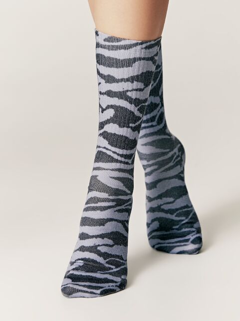 Удлиненные носки из лимитированной коллекции с анималистичным принтом, модель 670 - купить в интернет-магазине Conte