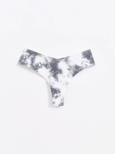 Бесшовные Трусы "бразилиана" с V-образной линией талии TIE DYE LBR 1749 - купить в интернет-магазине Conte