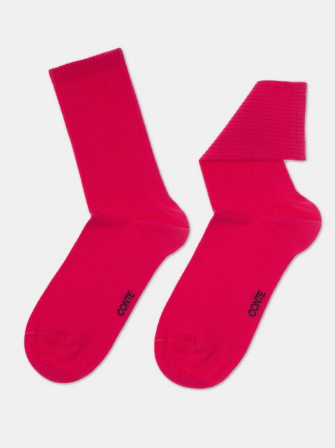 Удлиненные носки из хлопка в рубчик - купить в интернет-магазине Conte