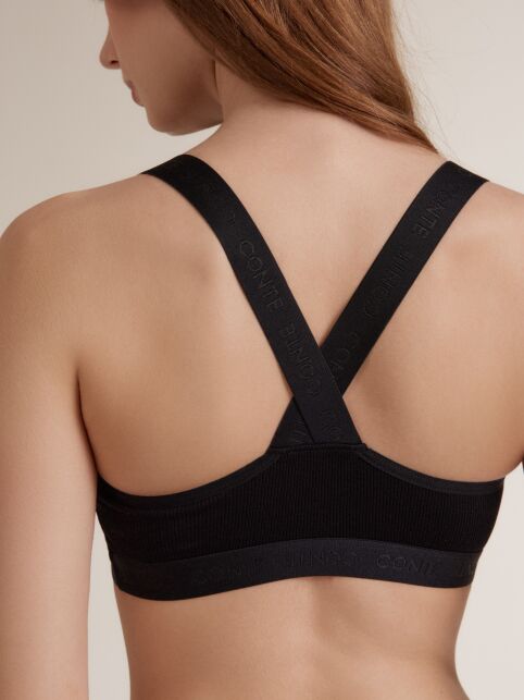 Бюстье в рубчик с перекрёстными бретелями ACTIVE SHAPE LBE 3184 - купить в интернет-магазине Conte