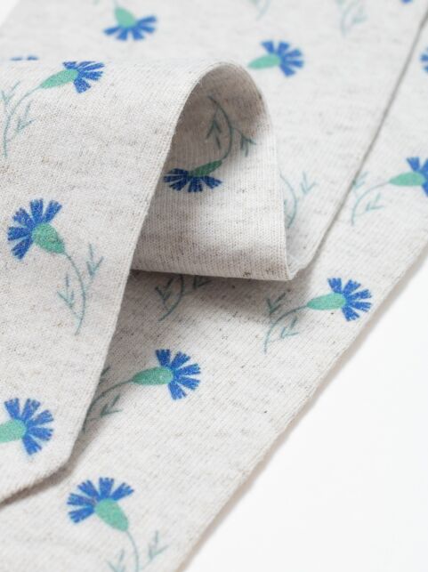 Носки из смесовой пряжи с хлопком и льном «Васильки» - купить в интернет-магазине Conte