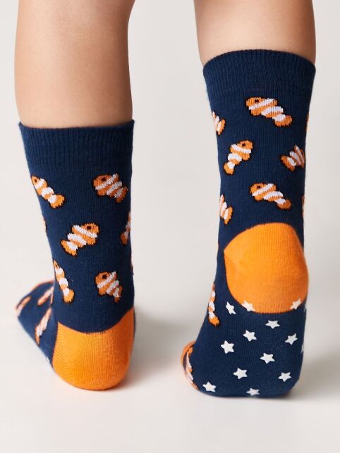 Антискользящие носки TIP-TOP с рисунком «Fish» - купить в интернет-магазине Conte