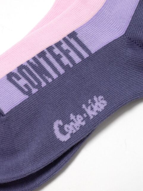 Короткие спортивные носки ACTIVE lycra® лавандового цвета, модель 579 - купить в интернет-магазине Conte