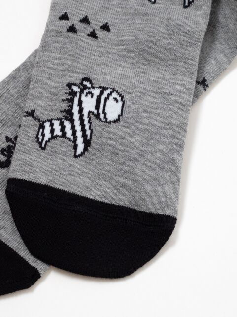 Хлопковые колготки с рисунком “Zebra” - купить в интернет-магазине Conte