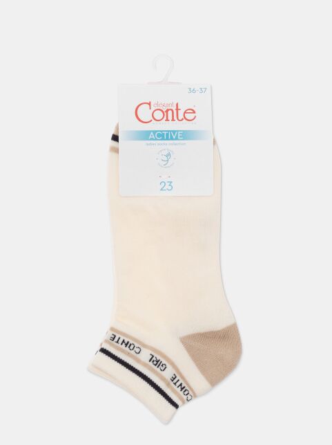 Короткие носки из хлопка с махровой стопой "Conte girl" - купить в интернет-магазине Conte