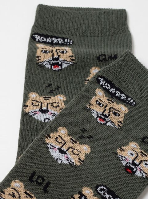 Новогодние носки с рисунком «Tiger» - купить в интернет-магазине Conte