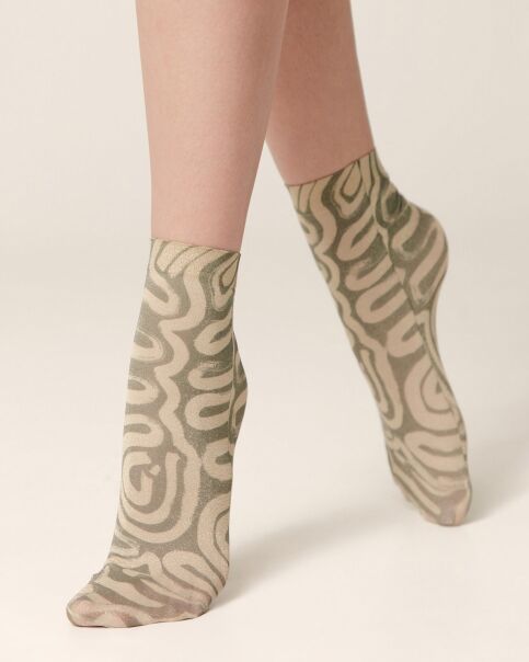 Сияющие носки с рисунком «Sand» - купить в интернет-магазине Conte