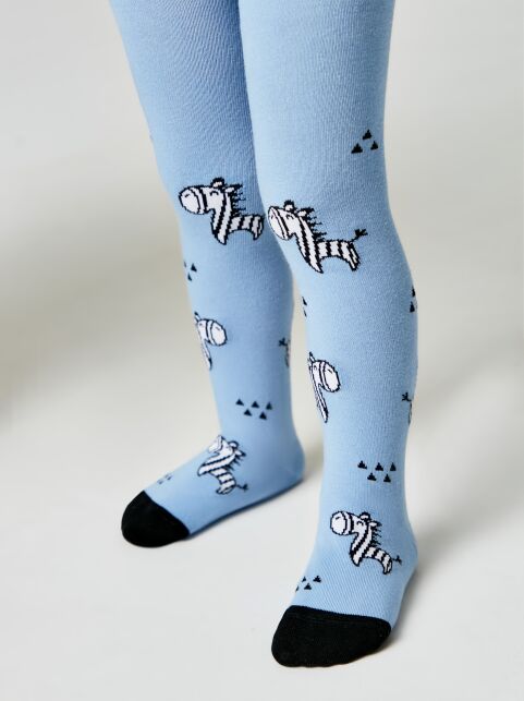 Хлопковые колготки с рисунком “Zebra” - купить в интернет-магазине Conte
