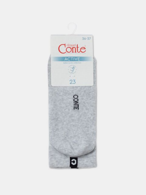 Короткие носки из хлопка с махровой стопой и отсылкой к логотипу бренда - купить в интернет-магазине Conte