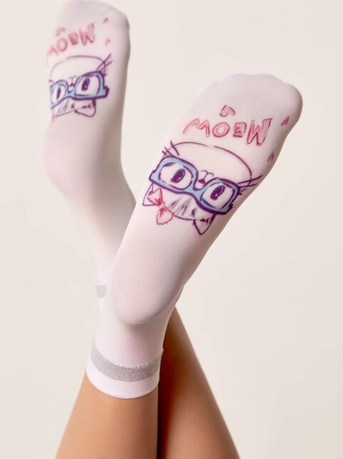 Носки с рисунком и люрексом CATY Носки с рисунком и люрексом CATY - купить в интернет-магазине Conte