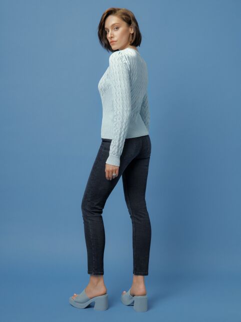 Моделирующие джинсы skinny с высокой посадкой CON-588 Моделирующие джинсы skinny с высокой посадкой CON-588 - купить в интернет-магазине Conte