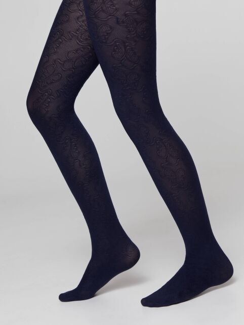 Колготки с ажурным цветочным рисунком KETTY - купить в интернет-магазине Conte