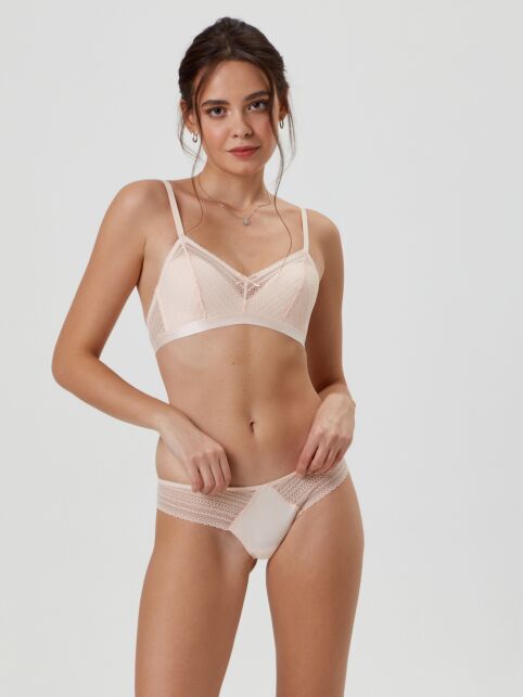 Бюстгальтер с Треугольной чашкой без каркасов Vintage RB 7087 - купить в интернет-магазине Conte