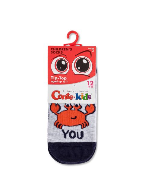 Хлопковые носки (3 пары) - купить в интернет-магазине Conte