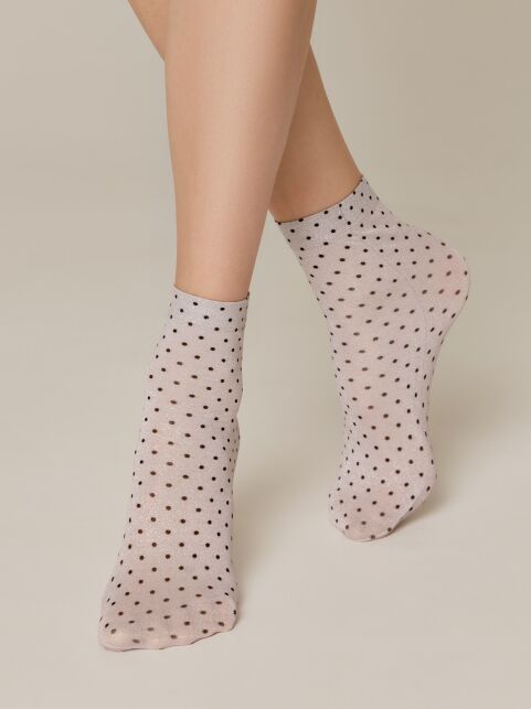 Сияющие носки с рисунком "Points" - купить в интернет-магазине Conte