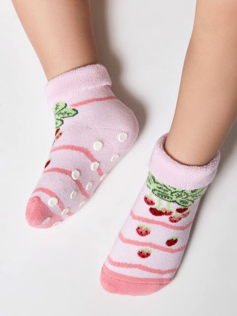 Махровые носки SOF-TIKI с отворотом и антискользящей стопой, модель 472 - купить в интернет-магазине Conte