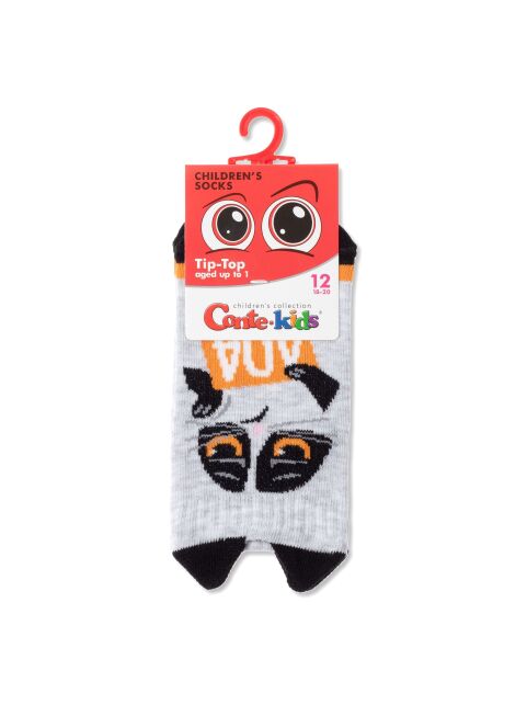 Короткие носки с декоративными ушками «Енот» - купить в интернет-магазине Conte