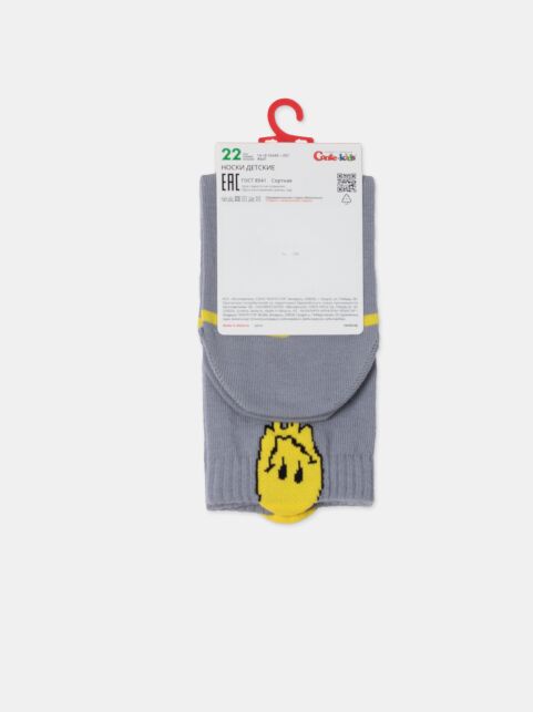 Носки из хлопка с декоративным 3D-пикотом “Smile” - купить в интернет-магазине Conte