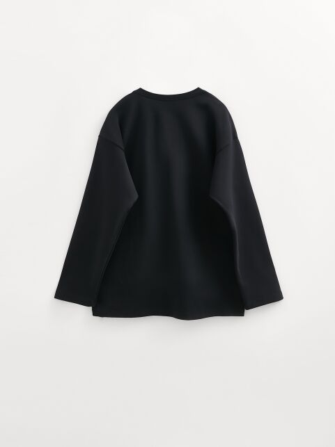 Лонгслив свободного кроя из хлопка LD 3142 Лонгслив свободного кроя из хлопка LD 3142 - купить в интернет-магазине Conte