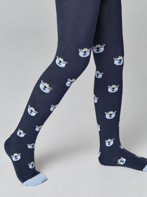 Колготки SOF-TIKI (махровые внутри) с рисунками, модель 519 - купить в интернет-магазине Conte