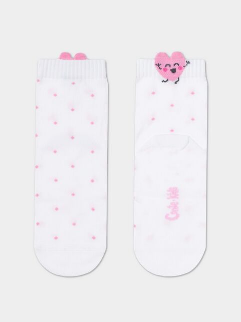 Носки из хлопка с декоративным 3D-пикотом “Love” - купить в интернет-магазине Conte