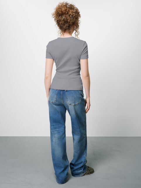 Футболка из хлопка в рубчик BASIC COLLECTION - купить в интернет-магазине Conte