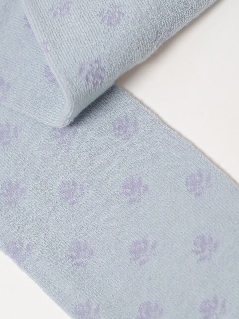 Хлопковые колготки с рисунком «цветы» - купить в интернет-магазине Conte