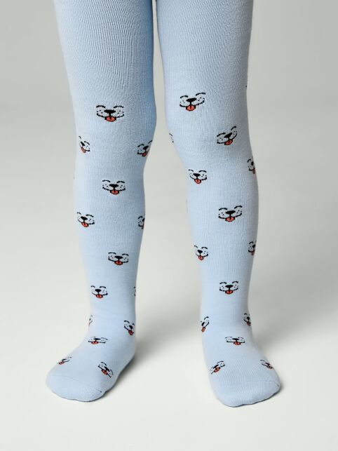 Колготки SOF-TIKI (махровые внутри) с рисунком "собачки" - купить в интернет-магазине Conte