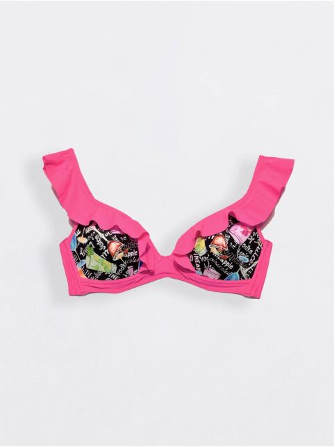 Лиф женский с уплотненными чашками MOJITO розовый - купить в интернет-магазине Conte