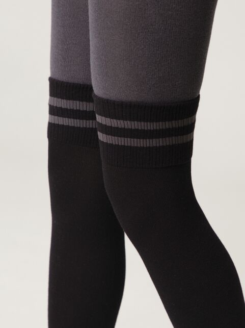 Хлопковые колготки с имитацией гольфинов - купить в интернет-магазине Conte