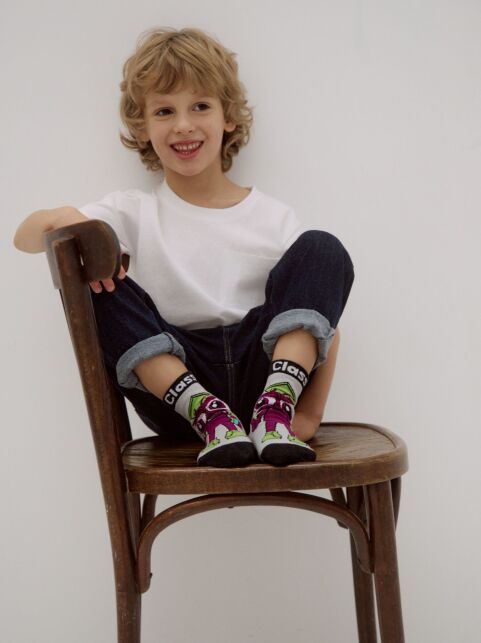 Хлопковые носки «Глазастики» Class - купить в интернет-магазине Conte