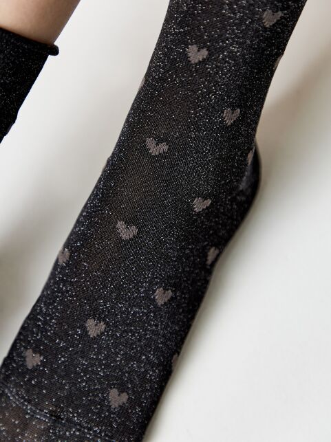 Удлиненные носки FANTASY с люрексом, модель 592 Удлиненные носки FANTASY с люрексом, модель 592 - купить в интернет-магазине Conte