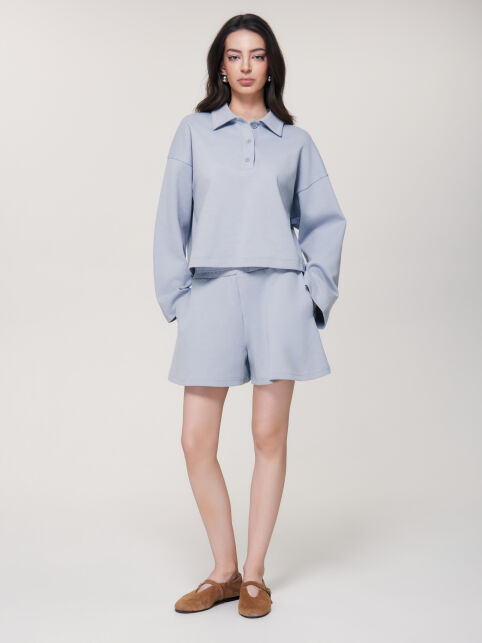 Шорты с карманами из футера-пике LS 3462 - купить в интернет-магазине Conte