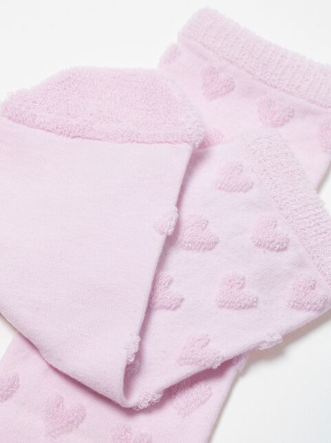 Махровые носки из хлопка с объемным рисунком «сердечки» COMFORT, модель 549 - купить в интернет-магазине Conte