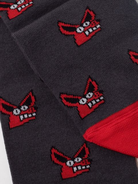 Хлопковые носки с рисунком «Fox», модель 193 - купить в интернет-магазине Conte