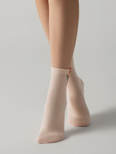 Удлинённые носки из хлопка с пикотом «Протея» - купить в интернет-магазине Conte