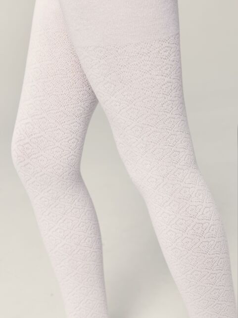 Колготки детские хлопковые TIP-TOP белый 363 - купить в интернет-магазине Conte