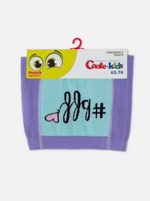 Хлопковые колготки с рисунком «Flowers» - купить в интернет-магазине Conte