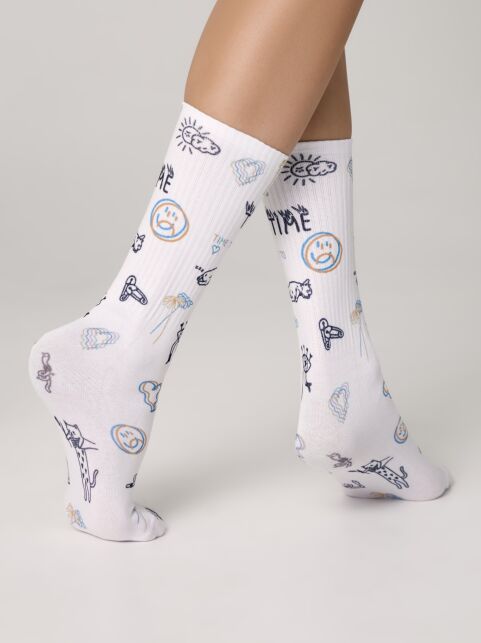 Удлиненные носки с хлопком - купить в интернет-магазине Conte