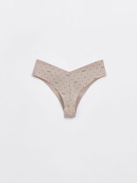 Бесшовные Трусы "бразилиана" с V-образной линией талии INVISIBLE LBR 1226 - купить в интернет-магазине Conte