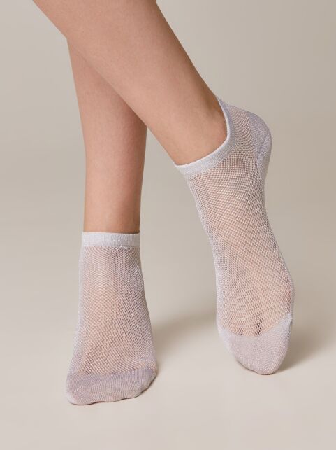 Ультракороткие носки из вискозы с ажурным переплетением - купить в интернет-магазине Conte