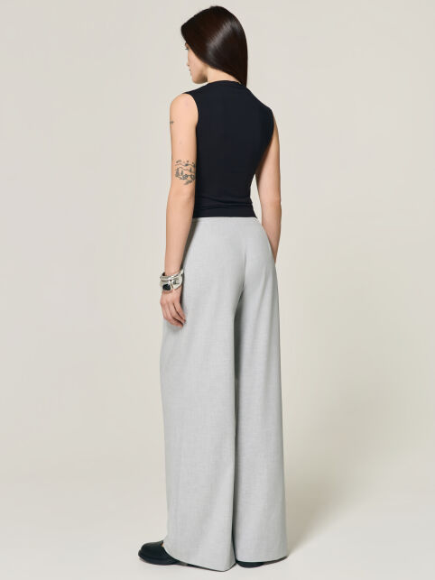 Широкие брюки из костюмной ткани LBK 3400 - купить в интернет-магазине Conte